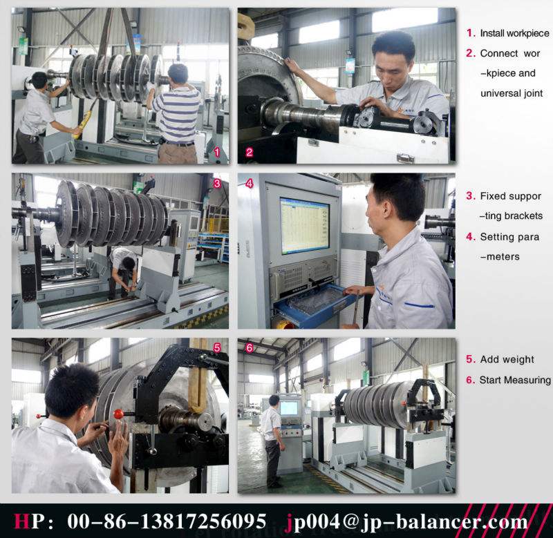 balancing machine for Balans Rotor motor