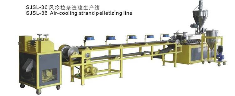 plastic polymer pellet machine granules extruder machine complete line