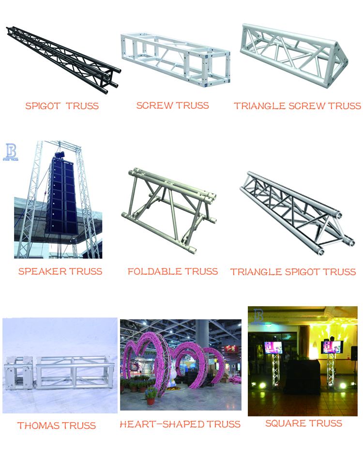 BJ event spigot truss display aluminum stage roof truss structure