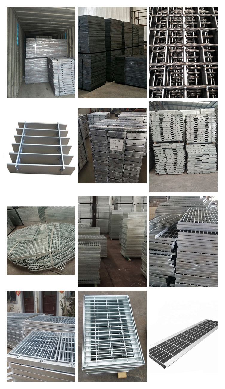 25*5mm Hot Dipped Hot dip Galvanized Open Metal Floor 32x5mm Stainless Steel Grating Price With high quality