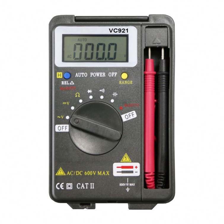 VC921 DMM Integrated Personal Handheld Pocket Mini Digital Multimeter