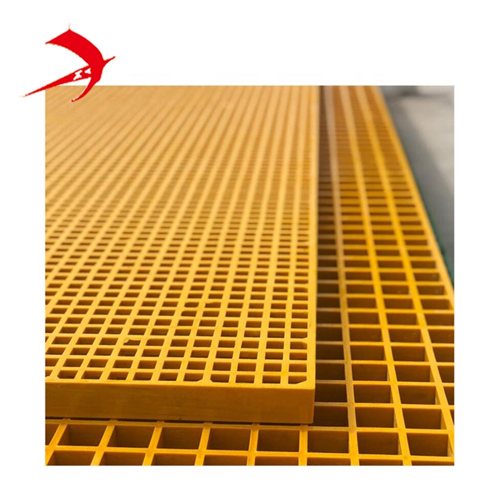 40*40mm corrosion resistant frp plastic flooring grates frp grating