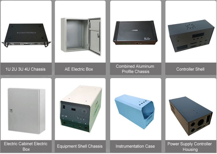 Custom power amplifier aluminum box aluminum metal electronic enclosure
