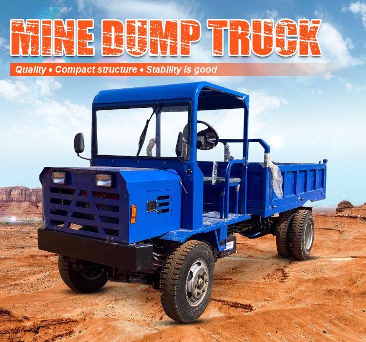 High quality 4 ton gold mine dump truck for sale