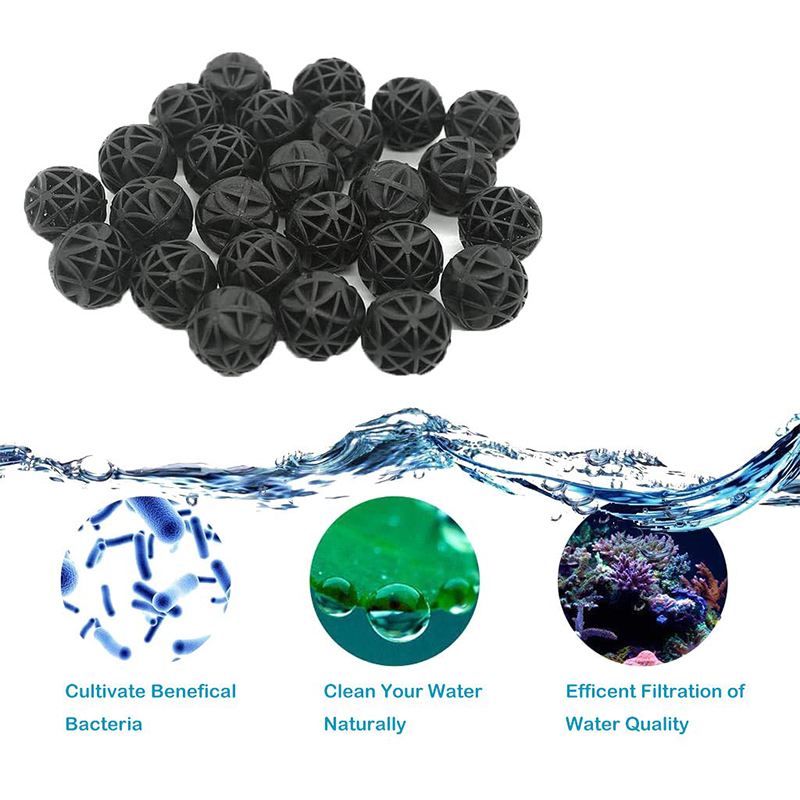 Water Treatment Bio Media Aquaculture PP Plastic Bio Ball For Biofilter