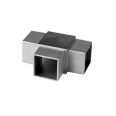 Square Stainless Steel 3 Way Handrail Tube Connector