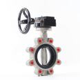 China professional epdm seat stainless steel  manual wafer lugged butterfly valve with worm gear