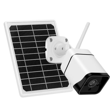 MUDA two way speaker outdoor ip camera Security  Surveillance Wireless WIFI camera remote site monitoring solar Camera