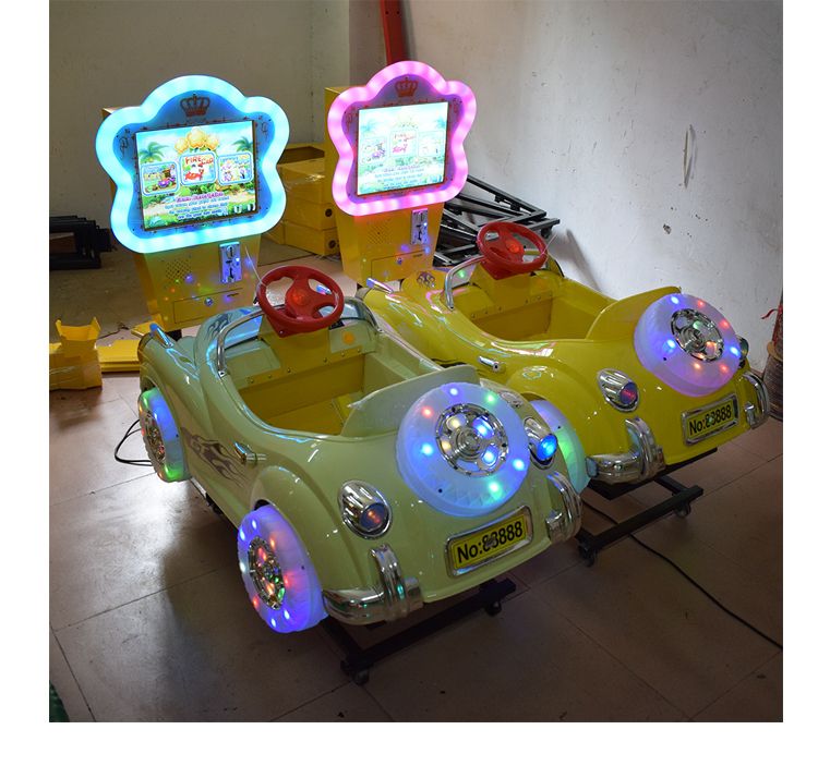 kids  coin operated horse swing machine 3D car racing  kiddie rides video game machines