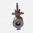 Factory Price One Piece Screwed Thread End Stainless Steel V Type Wafer DN50  Ball Valve