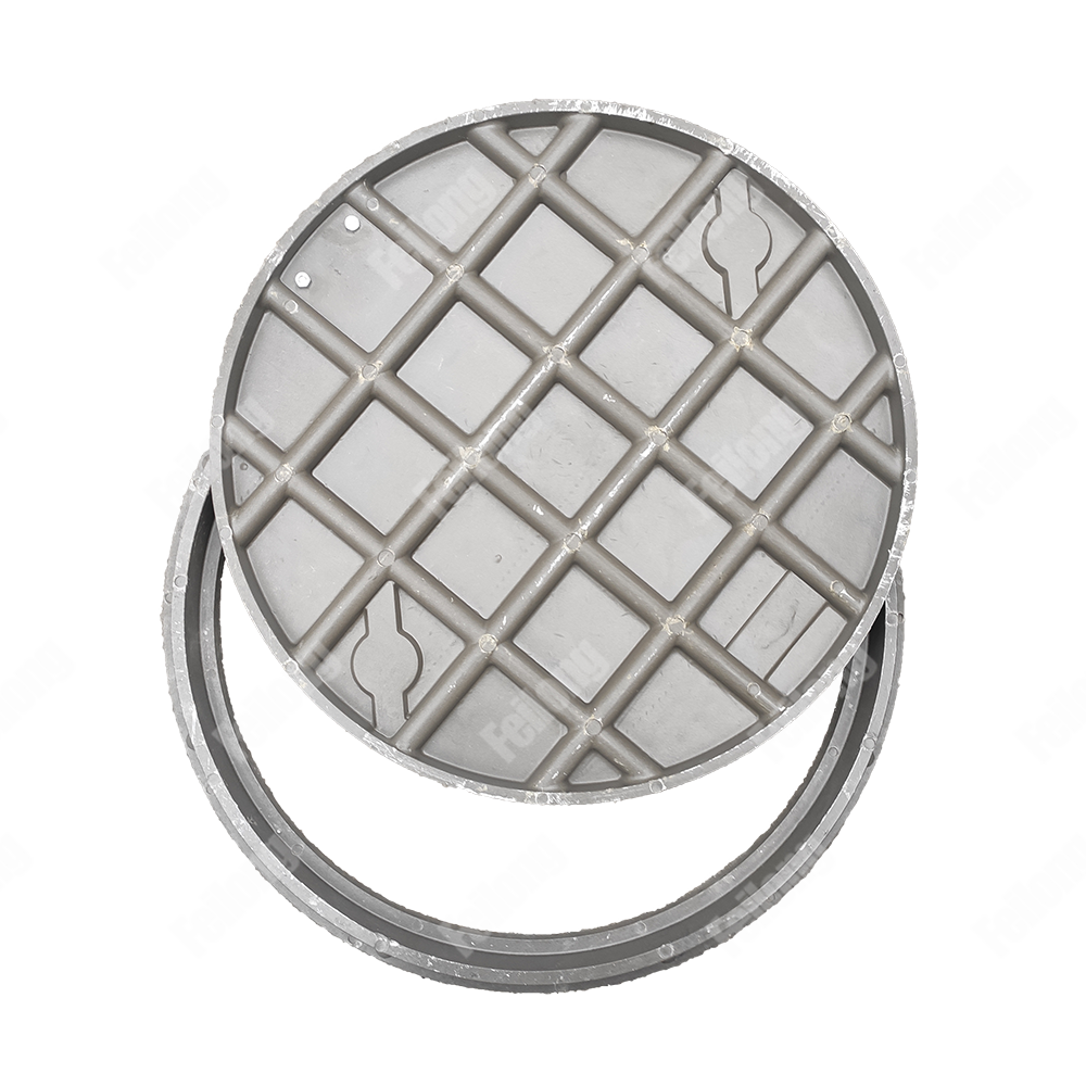 GRP Composite Square Resin Manhole Cover with Pull Rings