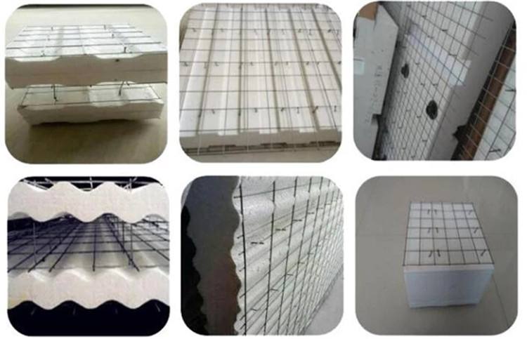 high strength evg 3d eps steel wire mesh wall panel