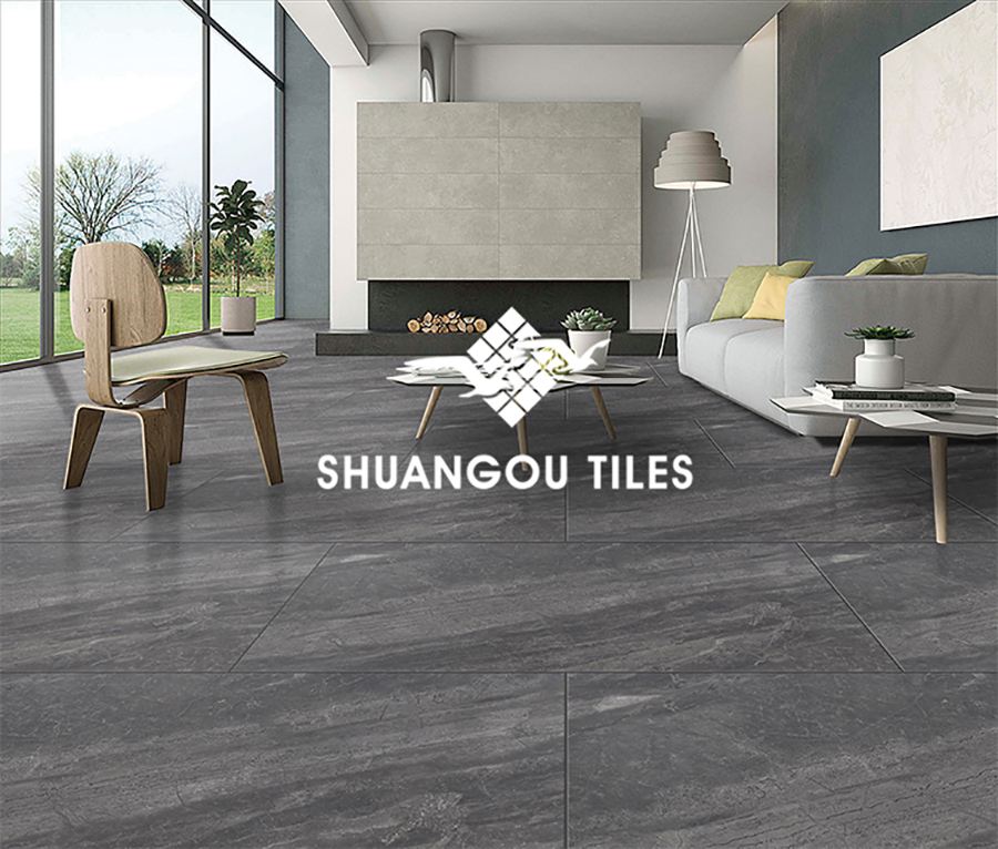 24x48 inch big size ceramic free stone terrazo cement porcelain matt. floor wall tile