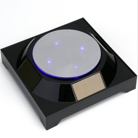 Hot selling 18cm diameter solar 360 degree display turntable live streaming Decorating table display rotating turntable