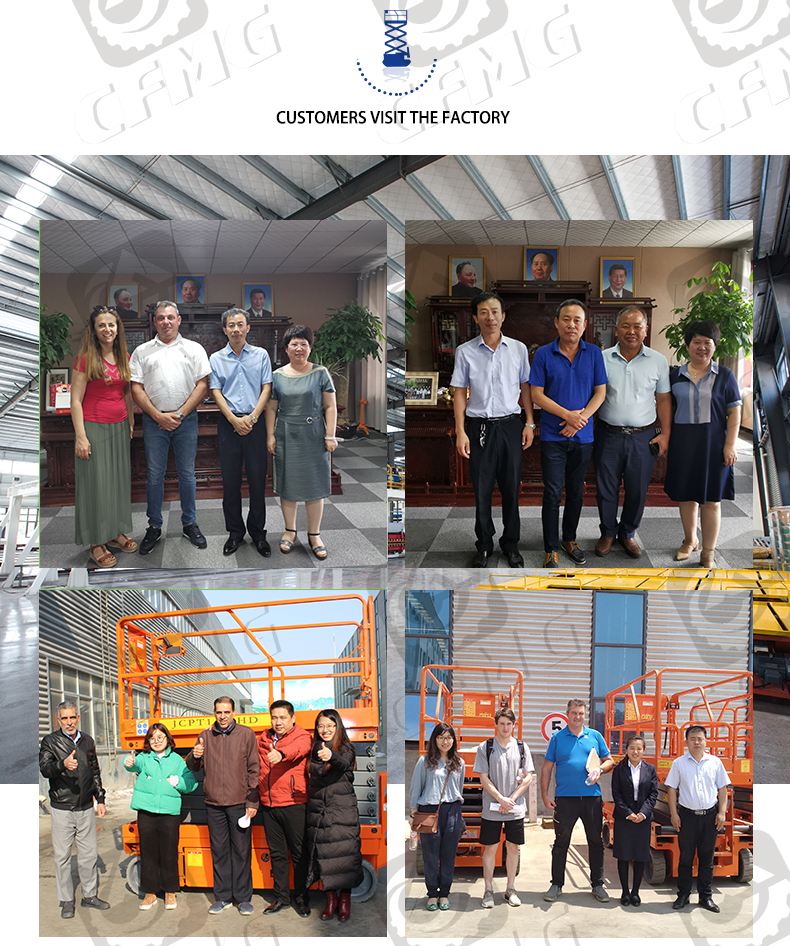 China factory Best price 6-16m hydraulic electric tracked scissor lift/all terrain track crawler lift platform