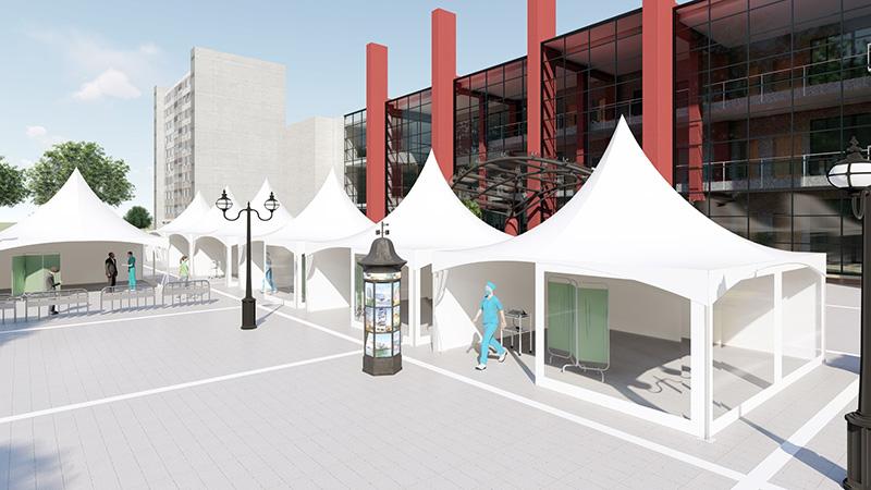 GSXY- easy up cross cable party tents for exhibition, advertising, restaurant