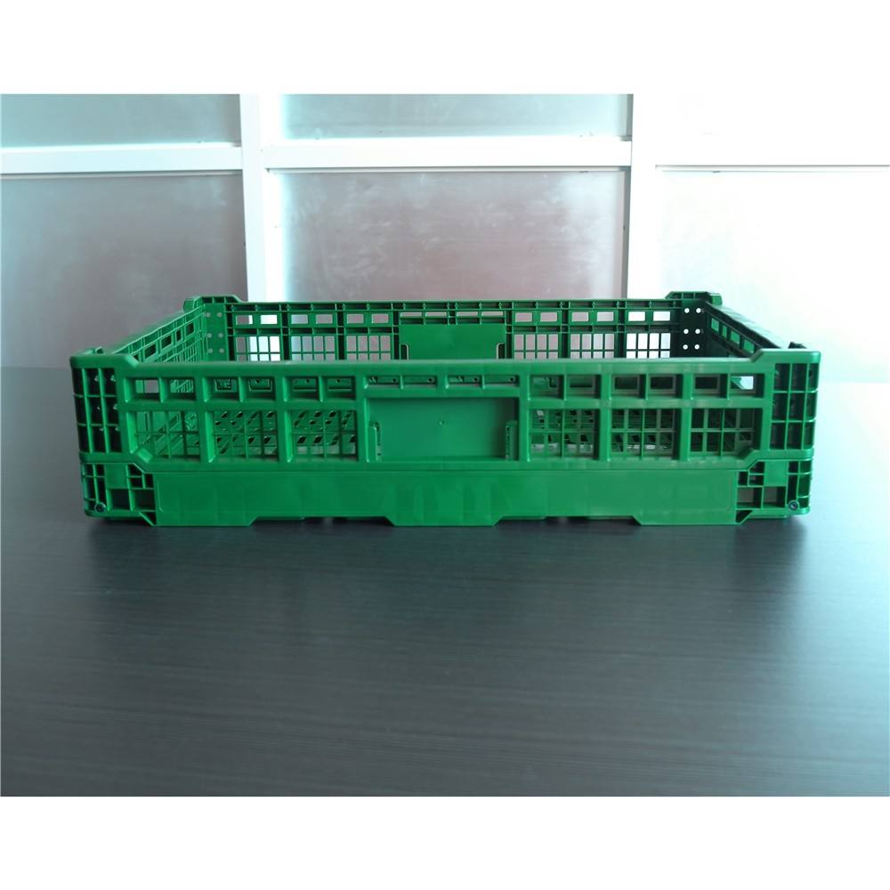 hot sale 60*40*14cm collapsible feature vented type folding grape crates