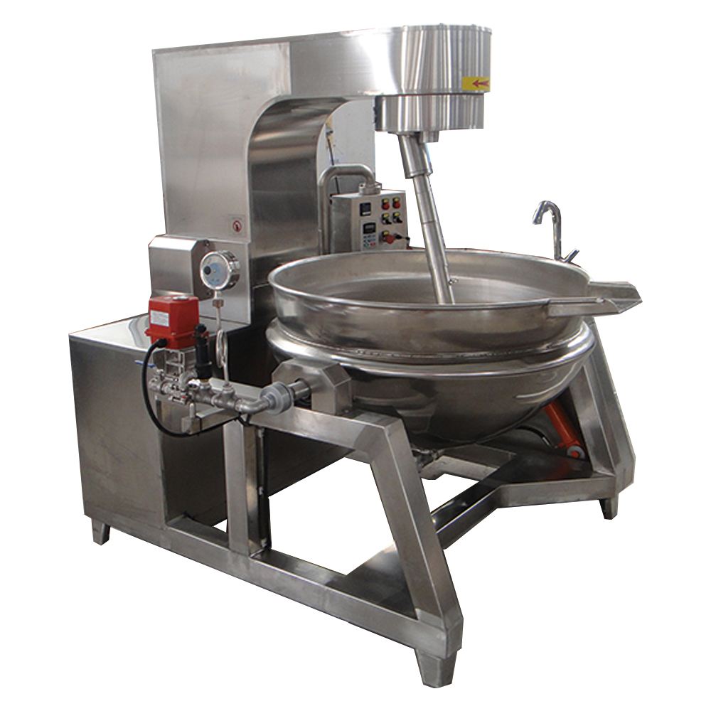 Automatic Planetary Stirring Pot Halwa Making Machines Jacketed Kettle For Chilly Sauce
