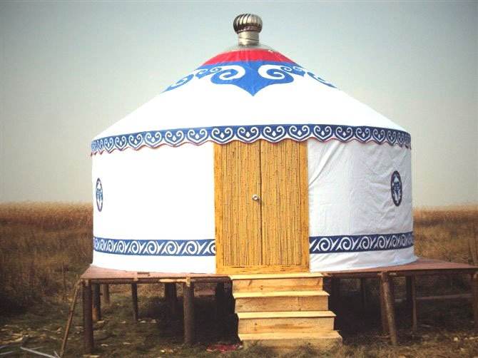 31 Sqm Outdoor Luxury Mongolian Yurt Tent