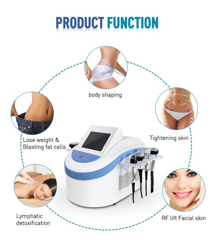 7 in 1 80k ultrasonic cavitation rf vacuum cellulite reduction slimming