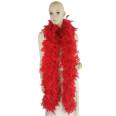 Wholesale Fluffy Thick Red Turkey Ruff Feather Boas And Craft Feather