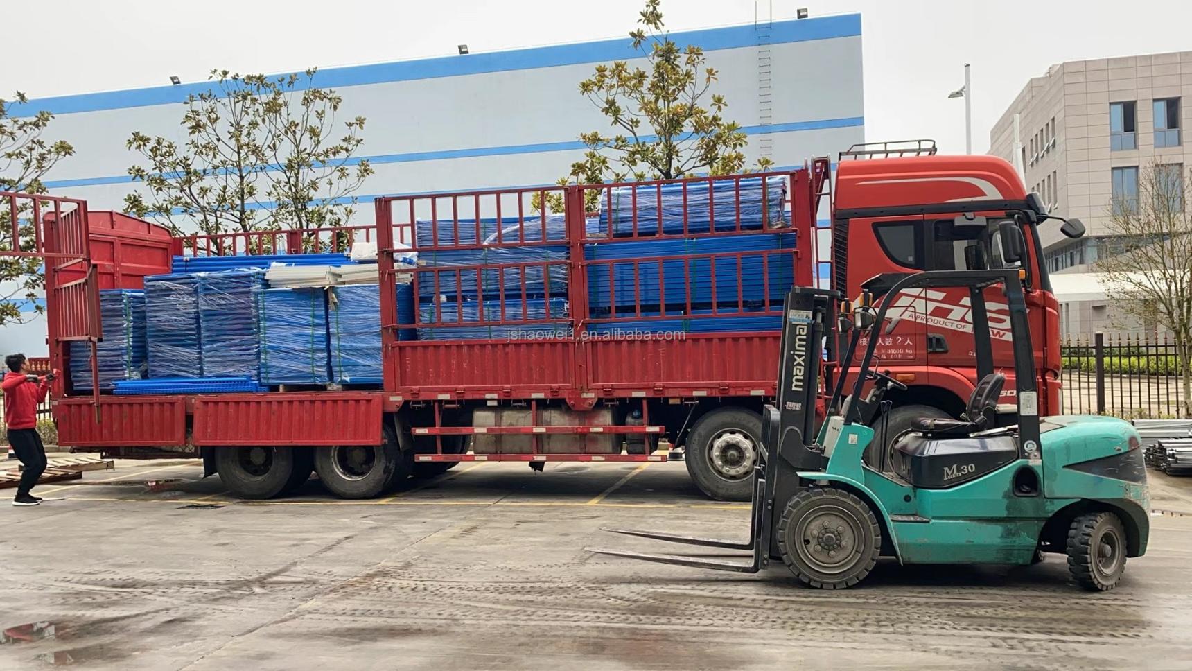 Manufacturer logistics trolley cage car turnover car warehouse  metal wire mesh cargo storage roll cage