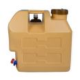 multi function 20L food grade plastic bucket outdoor water tank with lid faucet