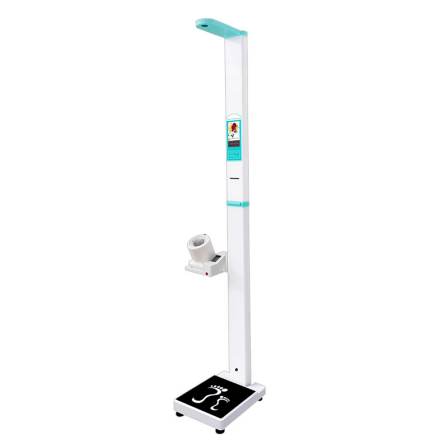 smart voice composition analyzer coin operated scale with printer weight height bmi blood pressure pharmacy machine body scale
