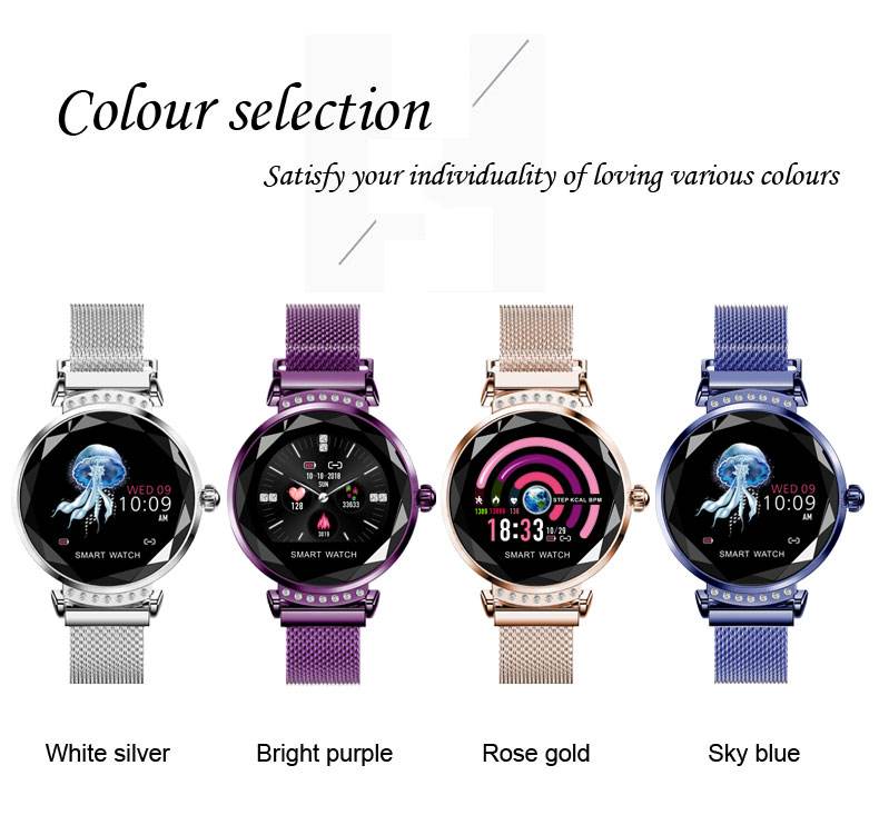 Female Smartwatch  watch  Full Touch ladies android Girl  Wrist New Smart Watch