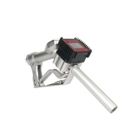 Oval gear electronic manual metering nozzle gun for fuel dispenser gas station petrol diesel kerosene