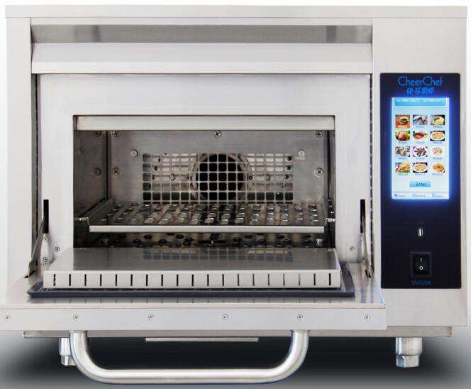 15 times faster,introducing high-speed oven with microwave and hot air convection