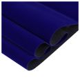 Wholesale suppliers design blue cloth stretch flock velvet fabric