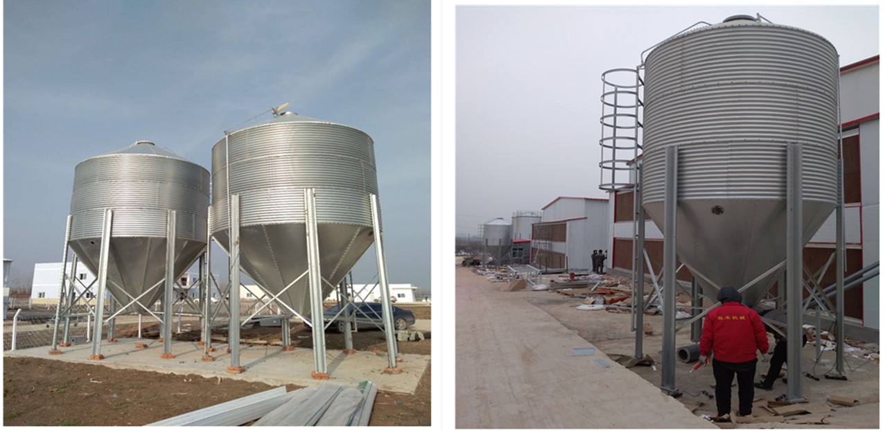 30T storage silo for maize feed wheat grain silo