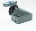 Industrial waterproof, dust-proof, leakage-proof, safe, high-quality wall-mounted IP67 125A 4-pin surface-mounted socket