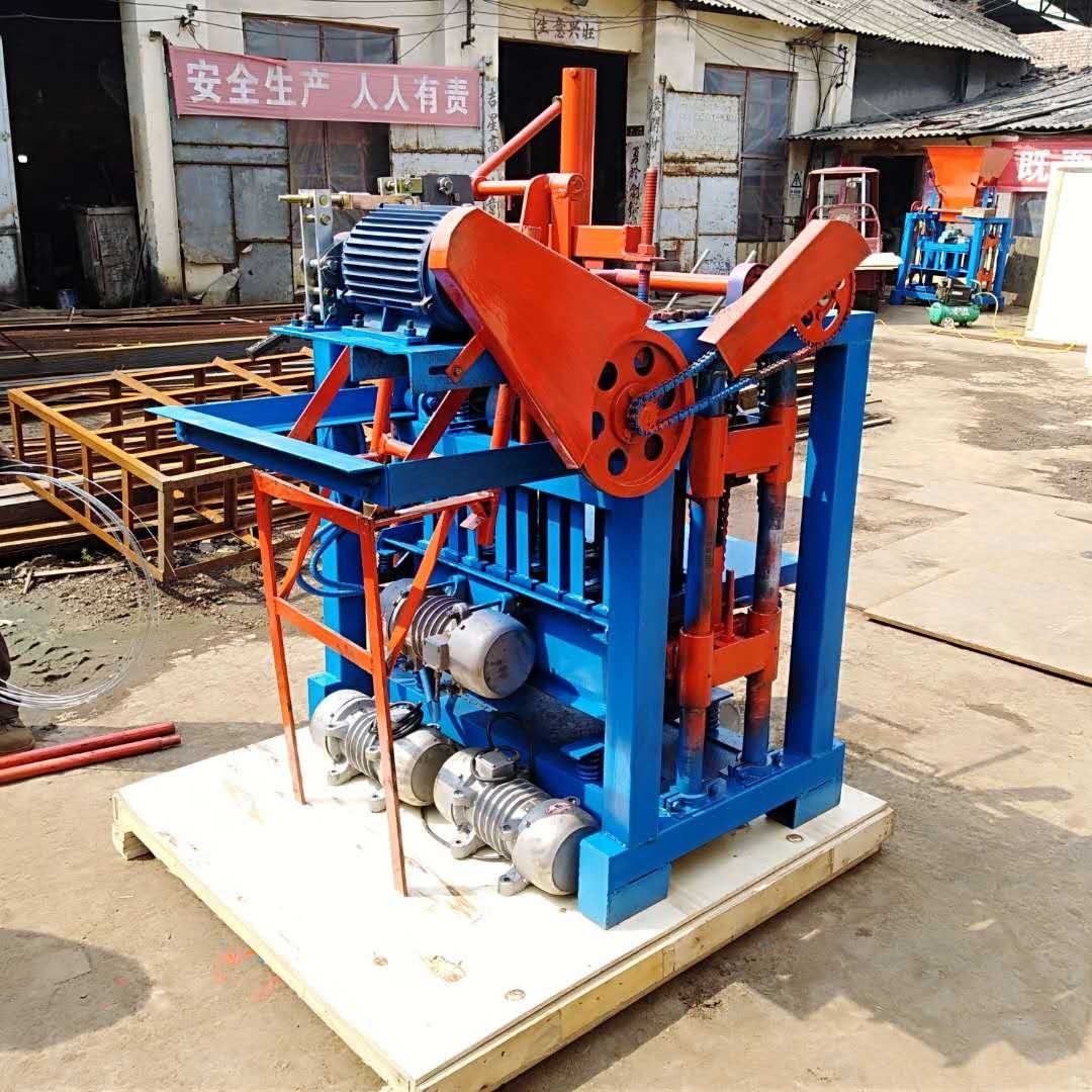 New business idea solid manual used concrete cement fly ash sand brick making machine