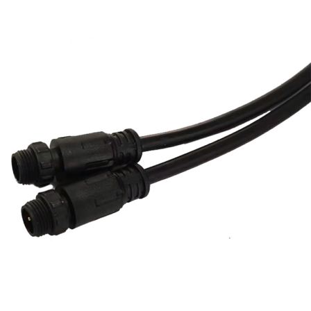 4core rear panel waterproof connector with cable waterproof connector wire butt type M14 nylon waterproof connector
