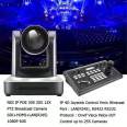 Y30S Hot Broadcast Vmix Onvif NDI HX SDI+HDM1+RJ45 30X PTZ Video Conference Camera 1080P+IP 4D Joystick Controller