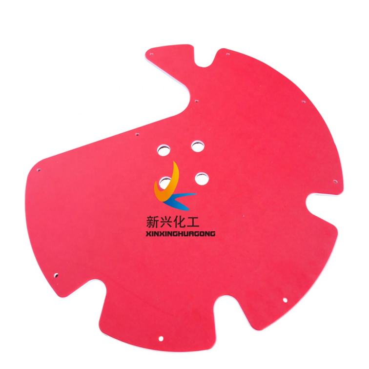 Extruded 19mm orange peel surface hdpe board / hdpe material textured surface plastic sheet