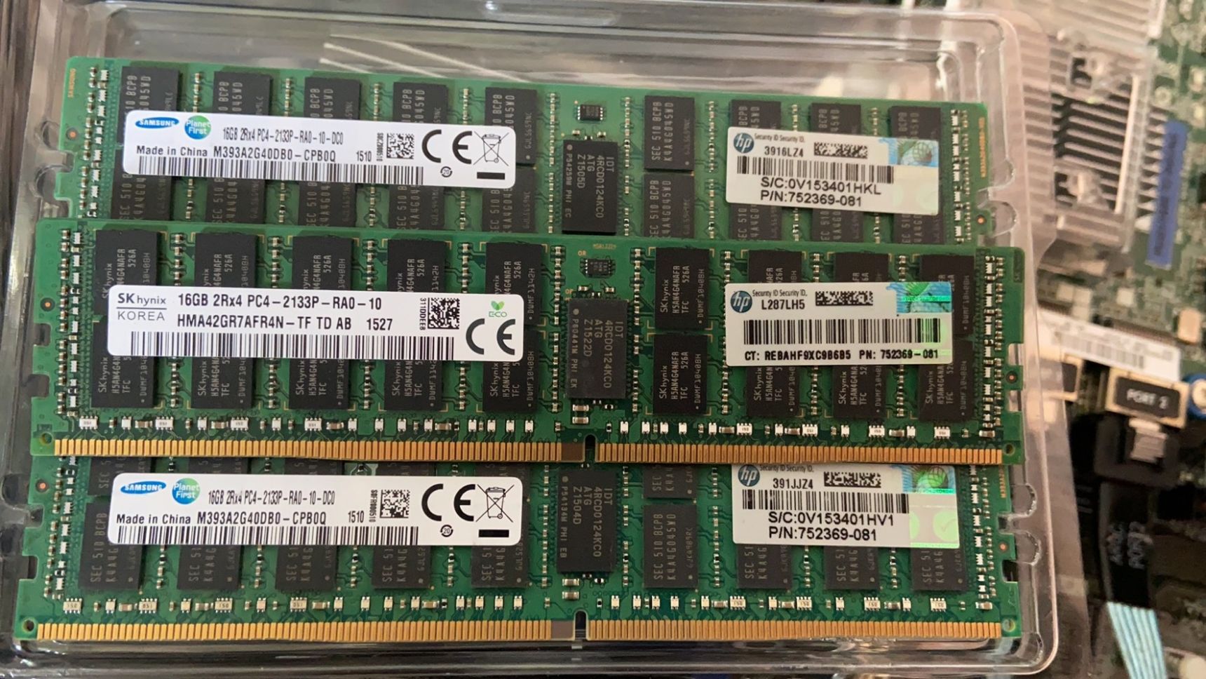 RAM DDR4-2400 805351-B21 for HP 2Rx4 809083-091 G8 Server HPE Memory Kit 32GB