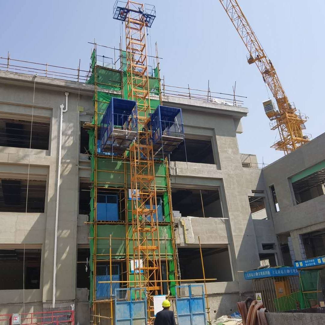 Dacheng SS120 high quality rack lift construction material lift 1.2T building hoist