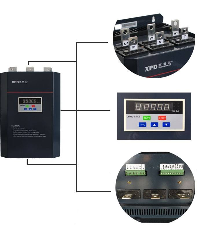 3 phase 380v ac 7.5kw soft starter manufacture