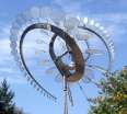 Oem Stainless Steel Garden Sculpture Metal Knot Sculpture Wind Spinner Parts Sculpture Decor