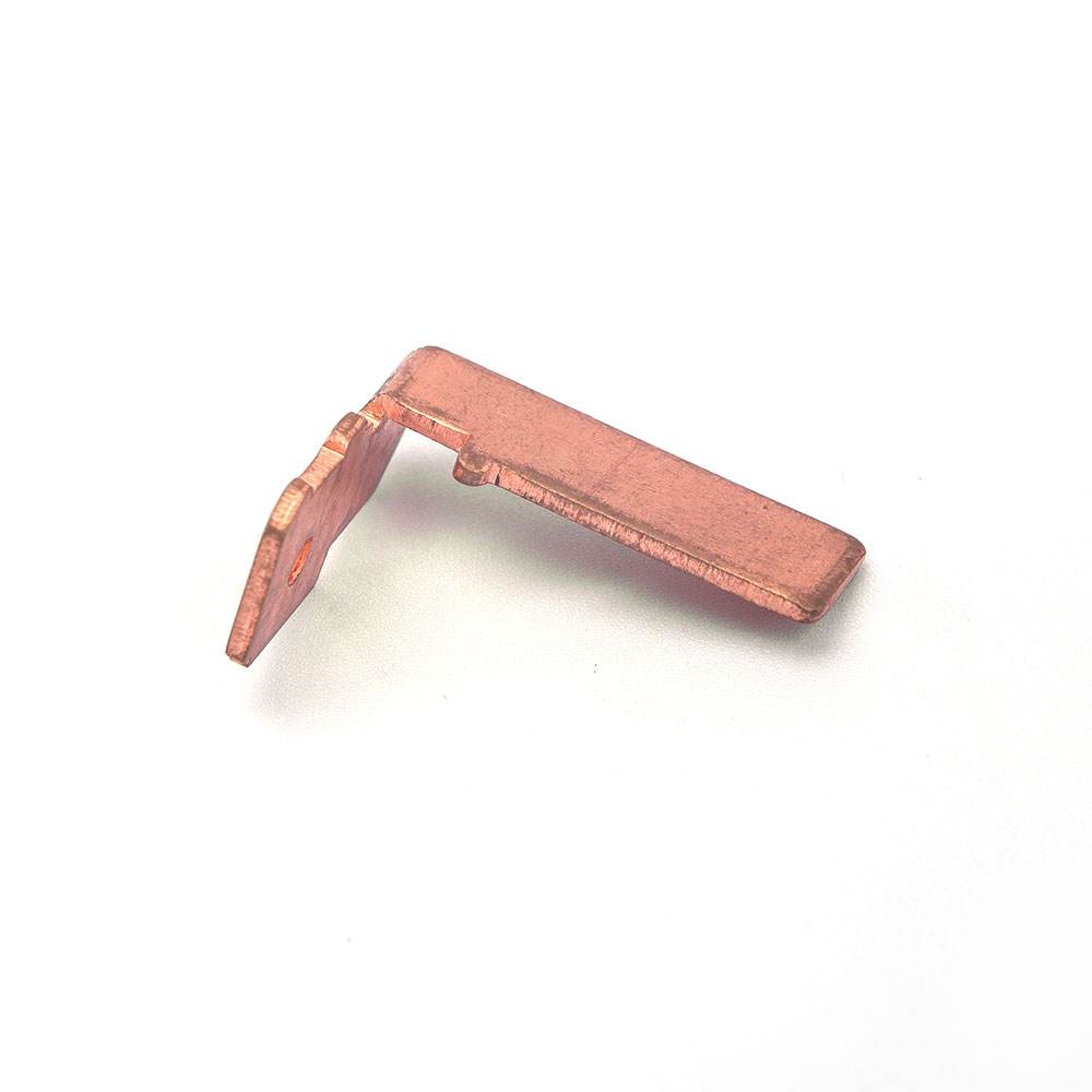 CNC hydraulic customized turning T2 copper connection strap for stamping parts