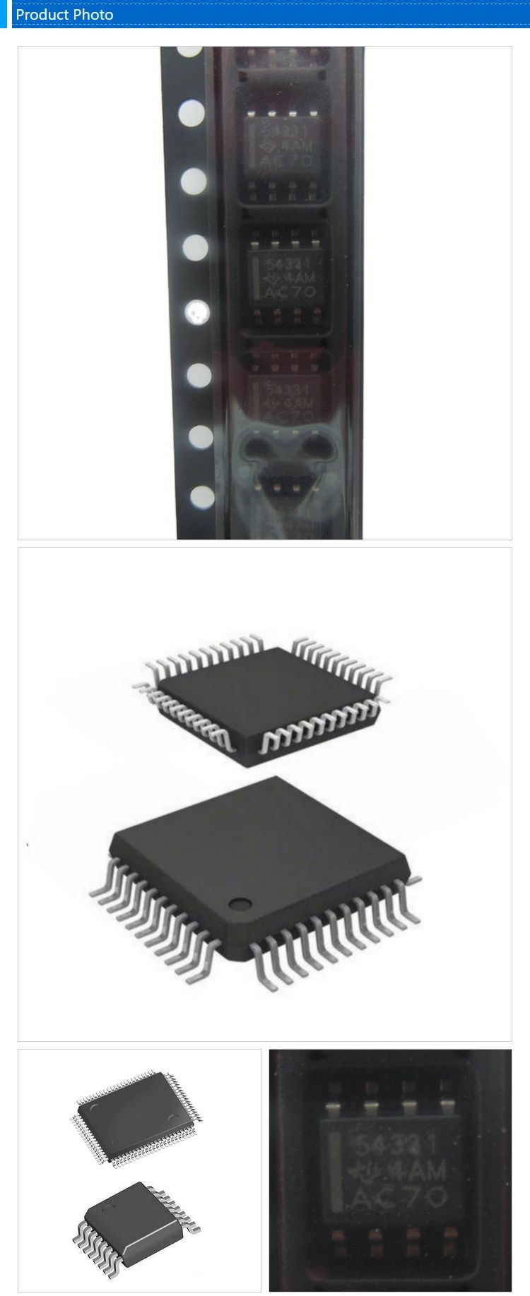 EC-MART Buck Switching Regulator IC Positive Adjustable 0.8V 1 Output 3A 8-SOIC IC TPS54331DR