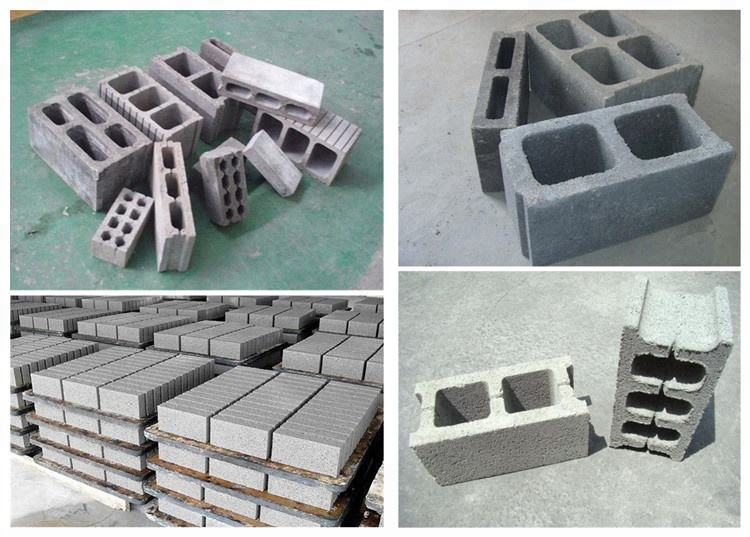 Mobile 2 Bricks Cement Hollow Concrete Blocks Making Machines For Sale brick making machine