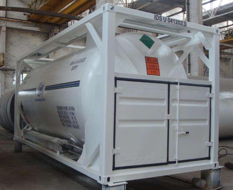 GB Standard 20ft Iso Powder Tank Container For Transport