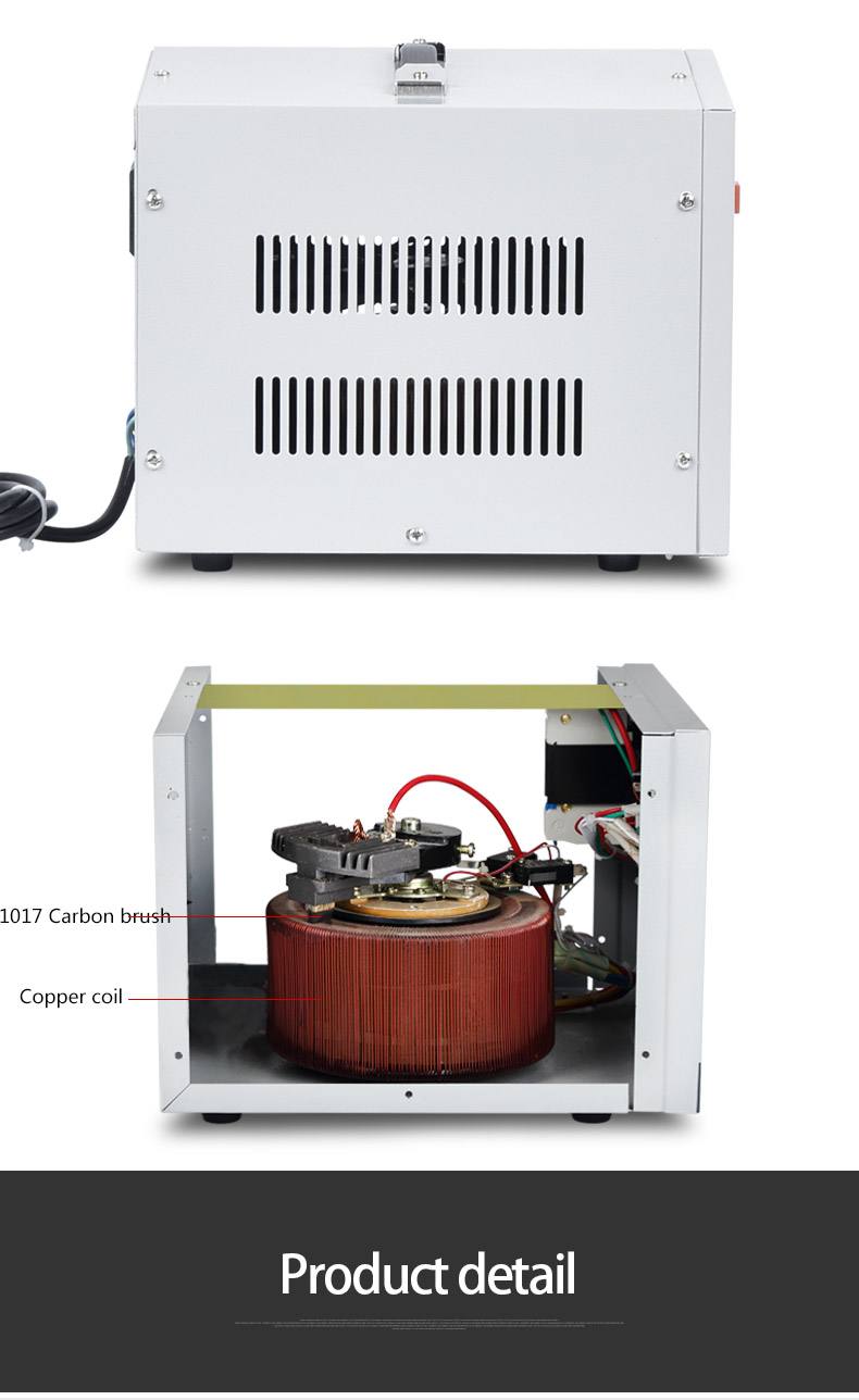 TND-3000VA single phase 3kw SVC servo intelligence automatic AC Voltage Regulator stabilizer