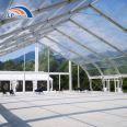 20m clear span aluminum structure curve event tent for outdoors wedding marquee in Kenya
