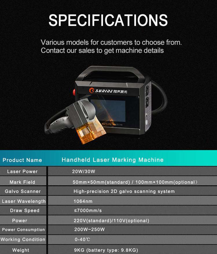 2022 new product acrylic metal dog tag fiber portable laser printer