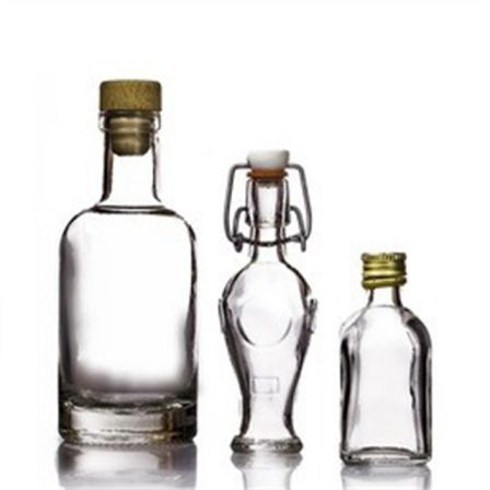 High Quality Super Flint 375ml  500ML Olive Oil Alcohol Bottles Ice Wine Glass Bottle 750ML Glass Whisky Rum Tequila Gin bl